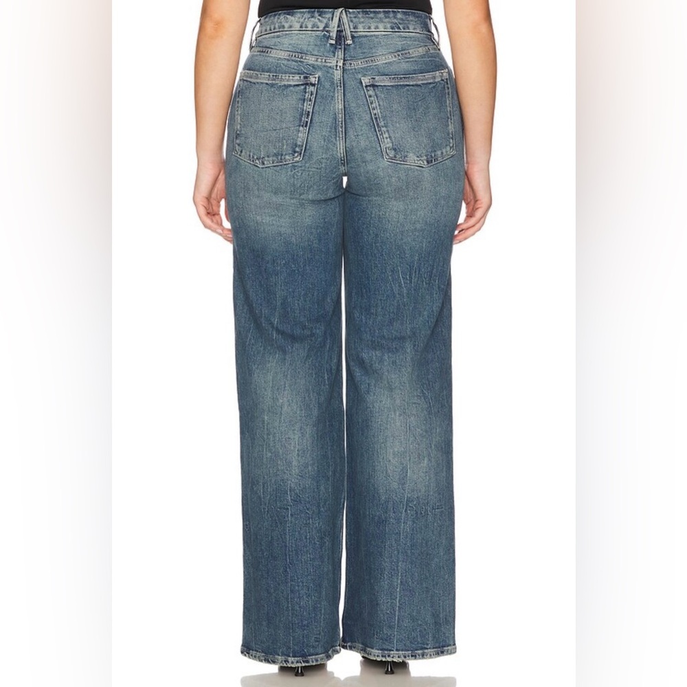 Good American Good Skate Wide-Legged Jeans - Picture 2 of 5